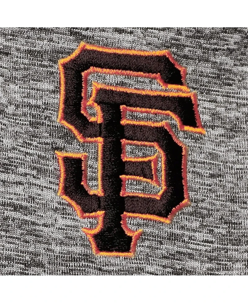 Antigua Women's Heathered Black San Francisco Giants Full-Zip Golf Jacket