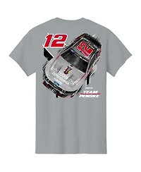 Team Penske Men's Gray Ryan Blaney Body Armor Car T-Shirt