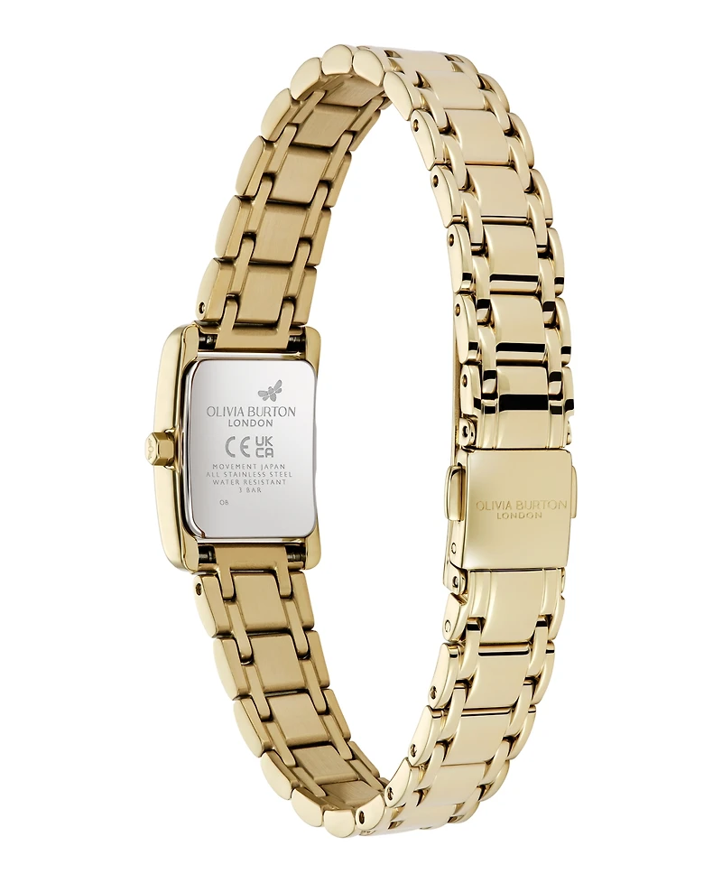 Olivia Burton Women's Mini Grove Gold Tone Stainless Steel Bracelet Watch, 16mm