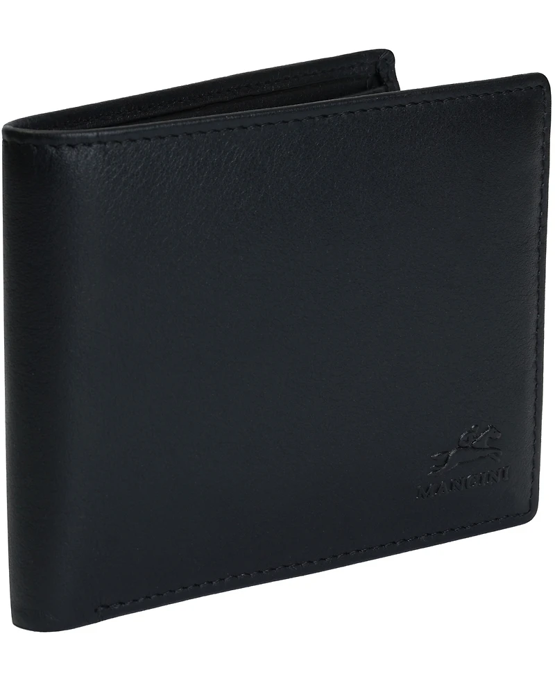 Mancini Men's Sonoma Rfid Secure Billfold Wallet