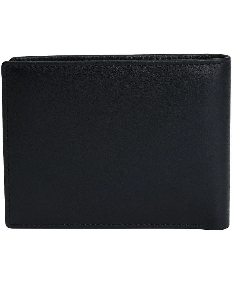 Mancini Men's Sonoma Rfid Secure Billfold Wallet