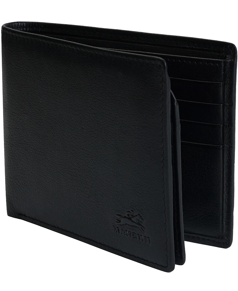 Mancini Men's Sonoma Rfid Secure Left Wing Wallet