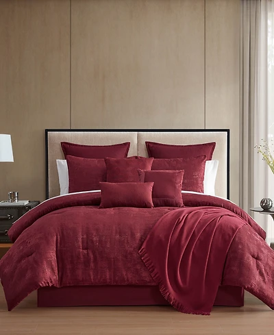 Hallmart Collectibles Freta Jacquard 14-Pc. Comforter Set, Queen