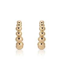 Ettika Bubble Ball Hoops Earrings