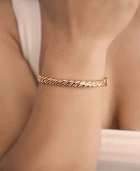 Ettika Twisted Stacking Slim Bangle