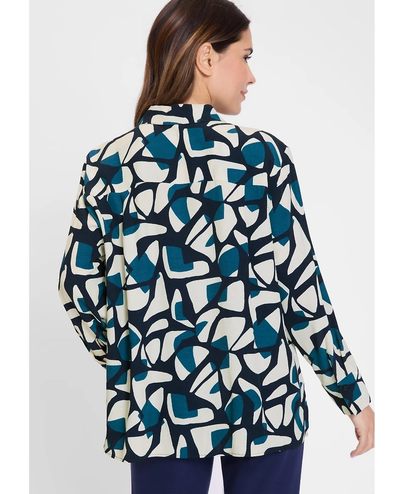 Olsen Women's Modern Graphic Shirt