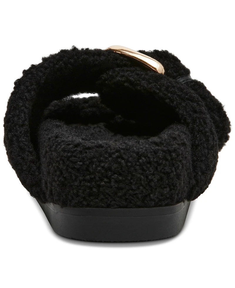 Dv Dolce Vita Women's Aldoni Plush Double-Strap Slide Slippers