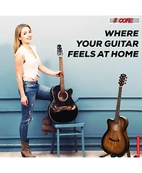 5Core Guitar Stand 2 Pack A Shape Foam Arm Rubber Pad for Acoustic Electric Bass