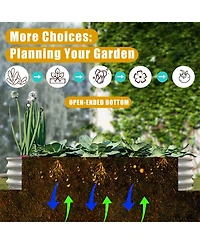 Streamdale Furniture 6x3x1ft Raised Garden Bed Kit