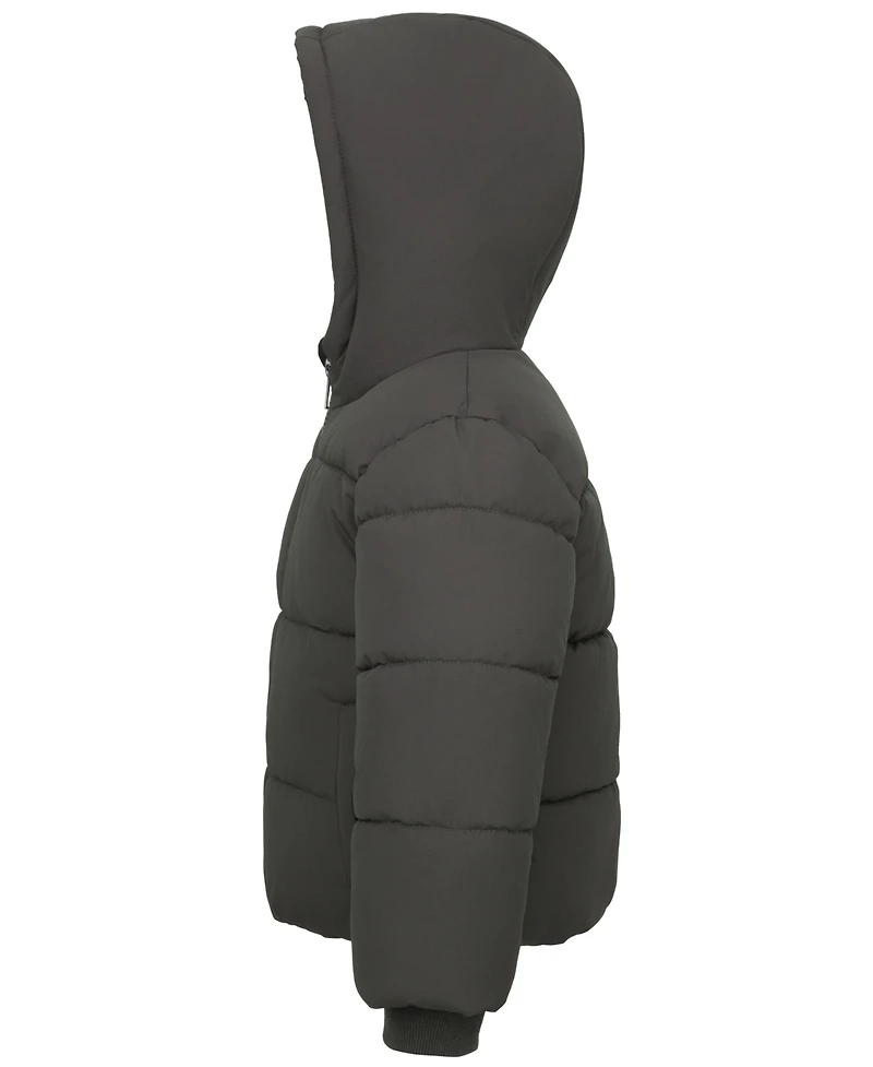 Rokka&Rolla Toddler Boys Fleece Lined Cloud Hooded Jacket