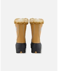 Deux par Kids Unisex Winter Boots Brown Sugar with Removable Liner - Toddler|Child