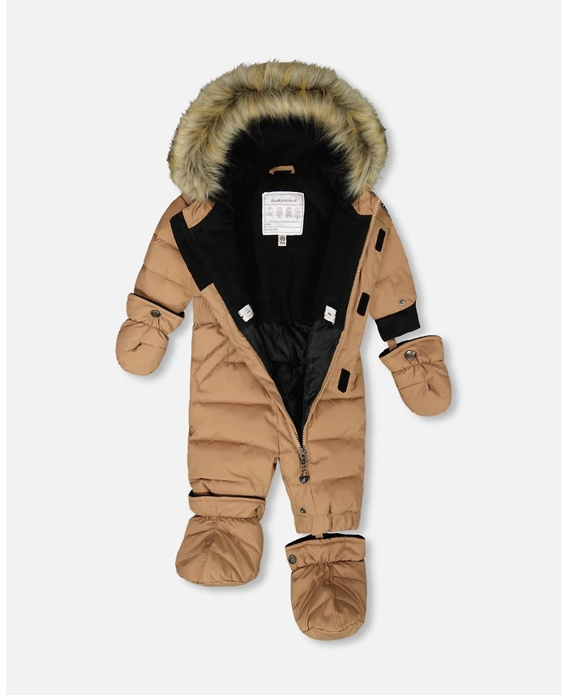 Deux par Toddler Unisex One-Piece Original Puffy Snowsuit Chanterelle - Baby|Toddler