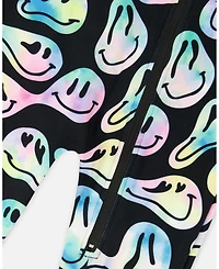Deux par Baby Girl One-Piece Thermal Underwear Smiley Face