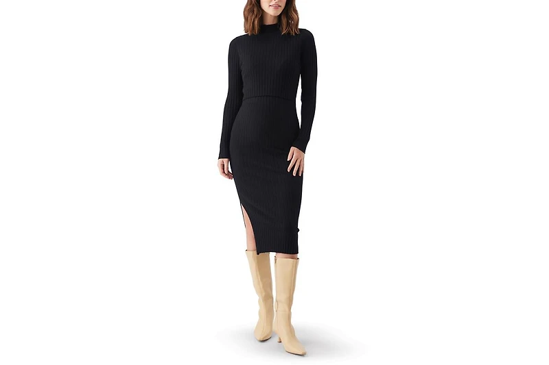 Nella Rib Nursing Knit Dress
