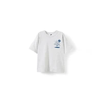 Cotton On Girls Little/Big Poppy Oversize Graphic Print Tee