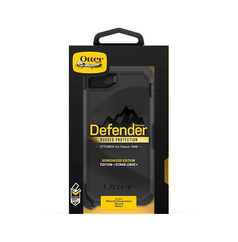 OtterBox Defender Case for Apple iPhone Se 2022 / Se 2020 / 8 / 7-Black