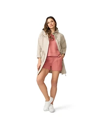 Cable & Gauge Women's V-Neck Top High Waisted Short Matching Set