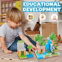 Contixo Magnetic Blocks Building Cubes Game, Sensory Toys – 145 Pieces for Kids Learning, Creative Play, and Motor Skill Development