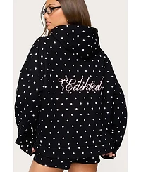 Edikted Women's Chelsie Polka Dot Hoodie
