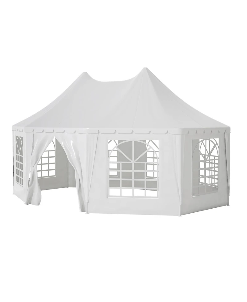 Streamdale Furniture 20x15 Party Tent Heavy Duty Waterproof White