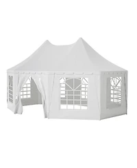 Streamdale Furniture 20x15 Party Tent Heavy Duty Waterproof White