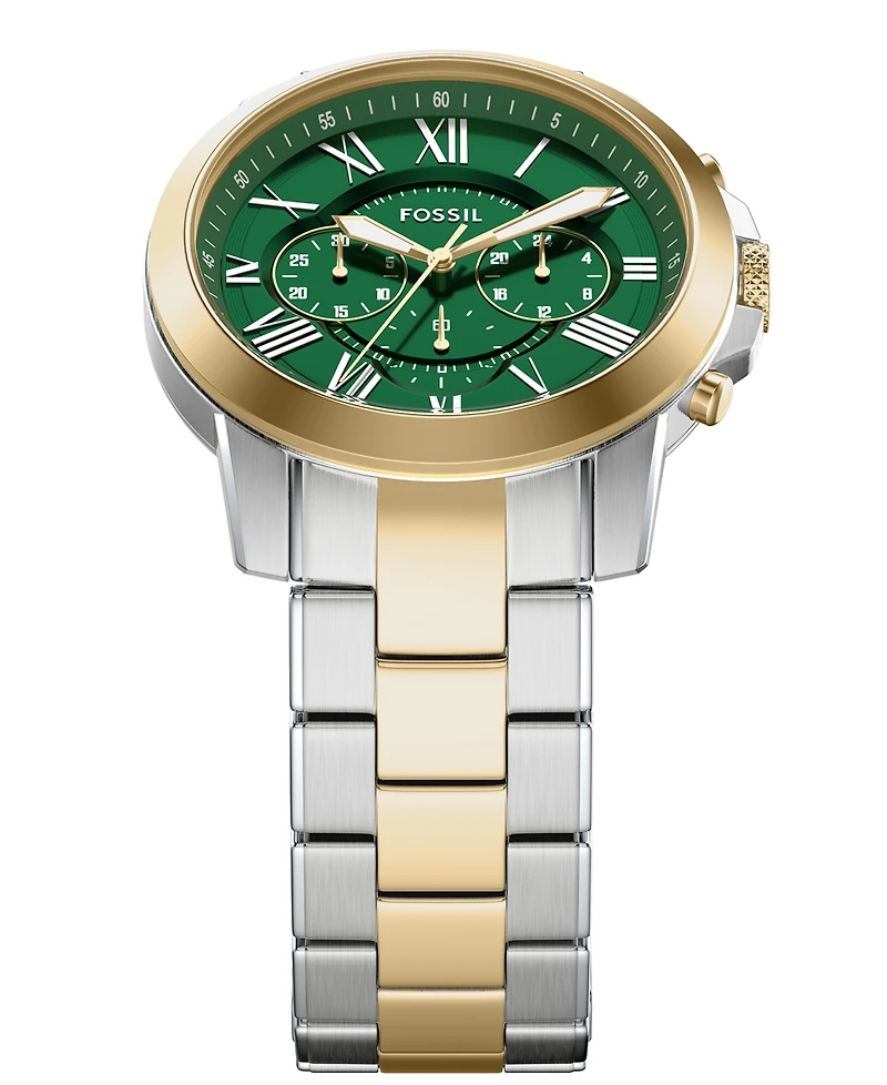 Fossil Men's Grant Chronograph Two-Tone Stainless Steel Watch