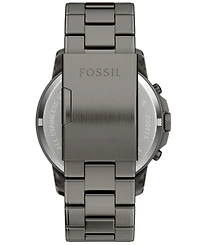 Fossil Men's Grant Chronograph Gunmetal Stainless Steel Watch, 44mm