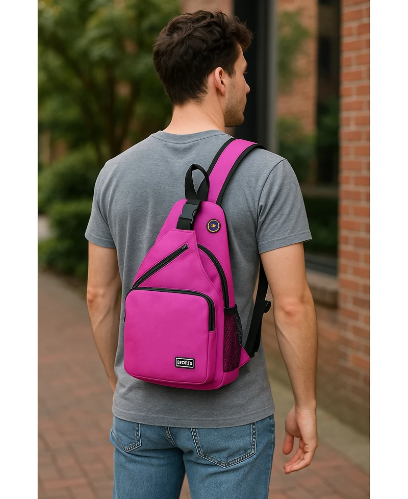 3p Experts Color Pop Crossbody Travel Bag - Purple