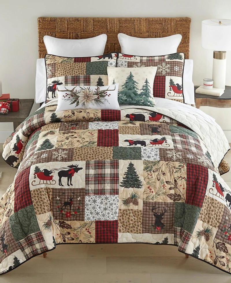 Your Lifestyle Dashing Patchwork 3-Pc. Quilt Set, King