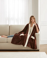 Premier Comfort Cozy Plush Printed Wrap, 50" x 70", Exclusively at Macy's