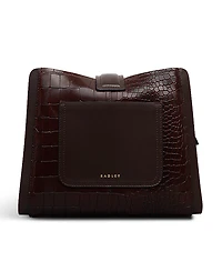 Radley London Sloane Mews Faux Croc Small Zip Top Crossbody Bag