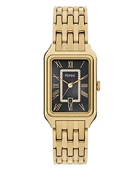 Fossil Women's Raquel Three-Hand Date Gold-Tone Stainless Steel Watch, 26mm