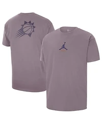 Jordan Men's Purple Phoenix Suns Statement Edition Jumpman Flight Heavyweight T-Shirt