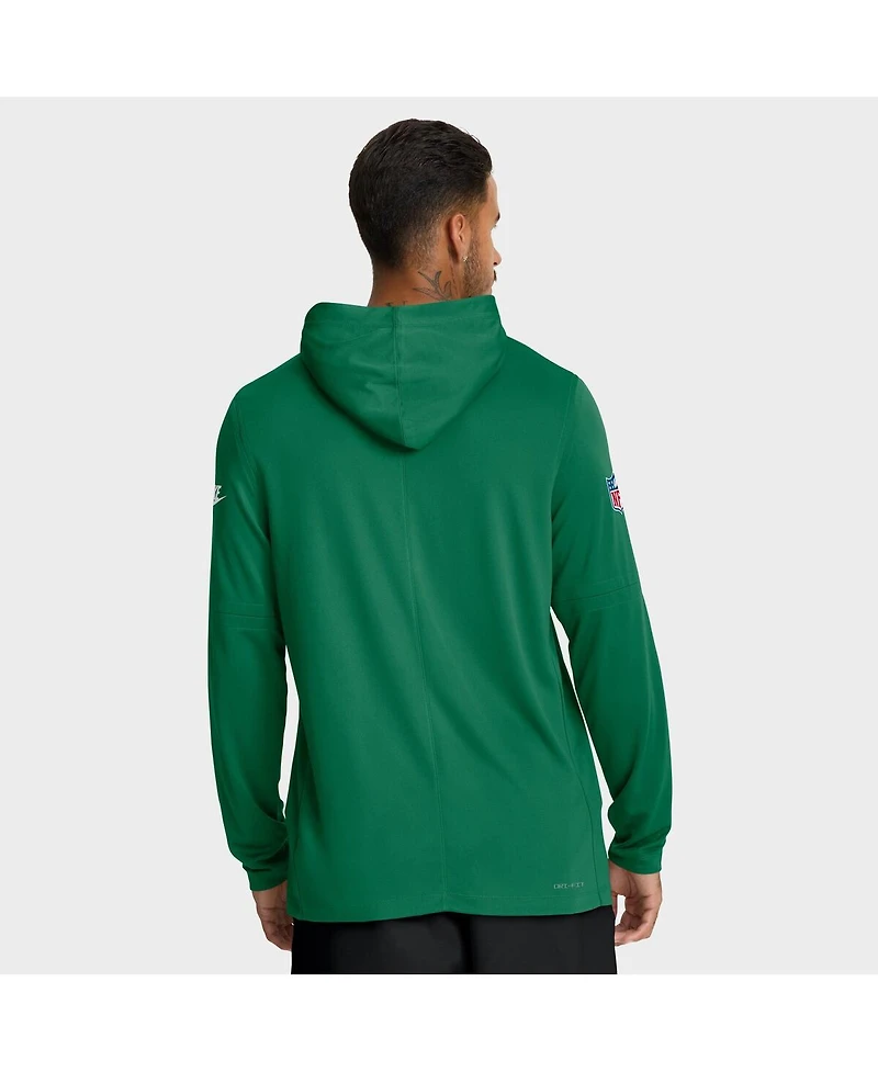 Nike Men's Kelly Green Philadelphia Eagles Big Tall Alt Pack Performance Long Sleeve Hoodie T-Shirt