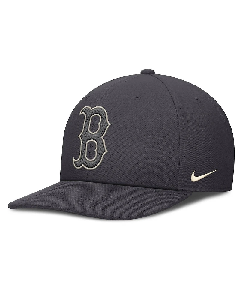 Nike Men's Anthracite Boston Red Sox Statement Pro Snapback Hat