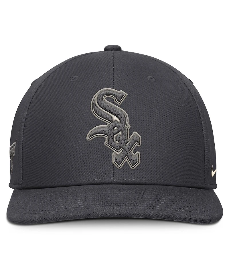 Nike Men's Anthracite Chicago White Sox Statement Pro Snapback Hat