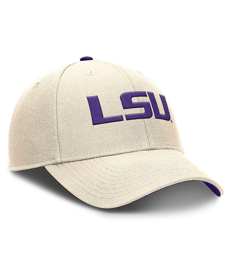 Nike Men's Natural Lsu Tigers Rise Primetime Performance Trucker Adjustable Hat