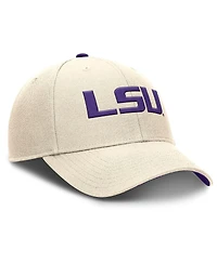 Nike Men's Natural Lsu Tigers Rise Primetime Performance Trucker Adjustable Hat