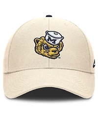Nike Men's Natural Michigan Wolverines Rise Legacy Adjustable Hat