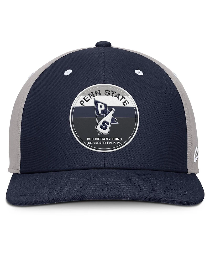 Nike Men's Navy/Gray Penn State Nittany Lions Prep Pro Performance Snapback Hat