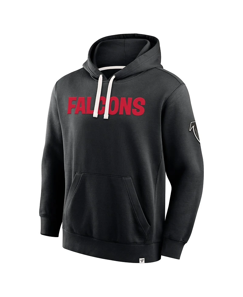 Fanatics Men's Black Atlanta Falcons New Horizons Heritage Pullover Hoodie