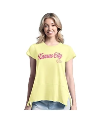 Margaritaville Women's Yellow Kansas City Chiefs Gametime Is Paradise T-Shirt