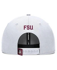 Nike Men's White Florida State Seminoles 2025 On-Field Rise Performance Adjustable Hat