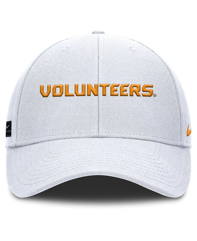 Nike Men's White Tennessee Volunteers 2025 On-Field Rise Performance Adjustable Hat