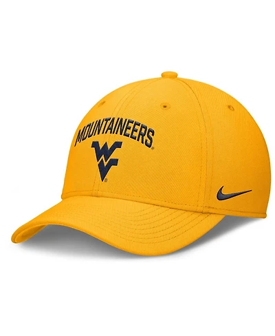 Nike Men's Gold West Virginia Mountaineers 2025 On-Field Rise Performance Flex Hat