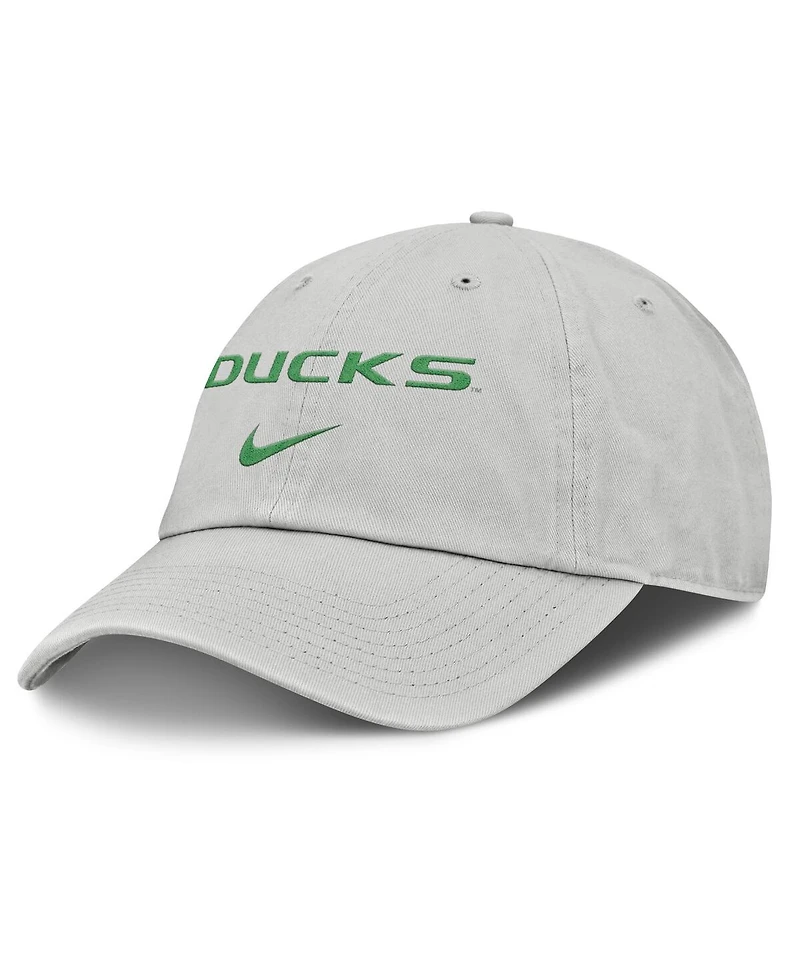 Nike Men's Gray Oregon Ducks 2025 On-Field Gameday Club Adjustable Hat