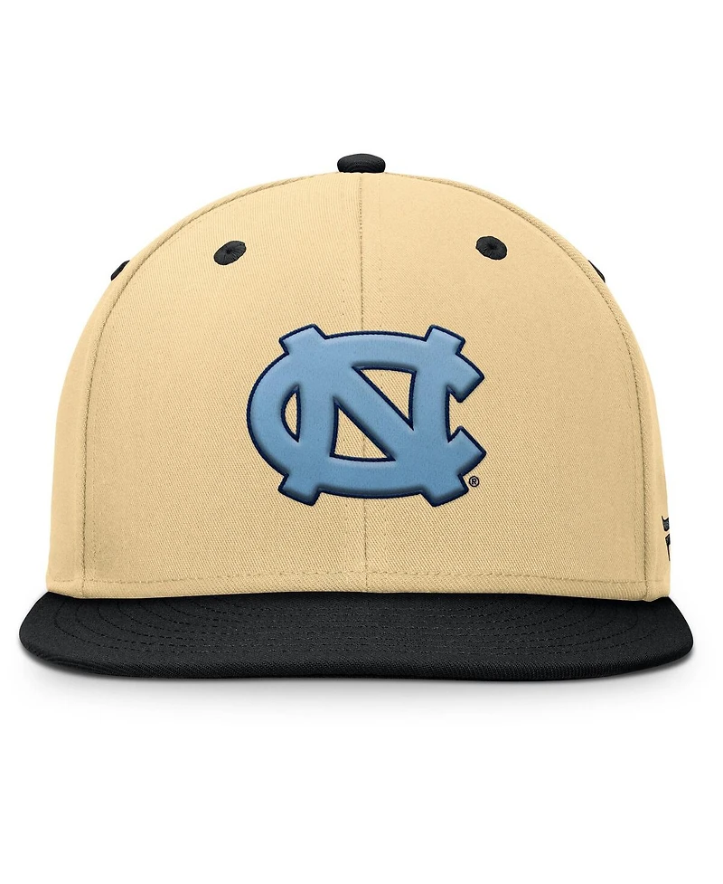 Fanatics Men's Gold/Black North Carolina Tar Heels Balance Fitted Hat