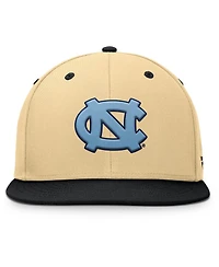 Fanatics Men's Gold/Black North Carolina Tar Heels Balance Fitted Hat