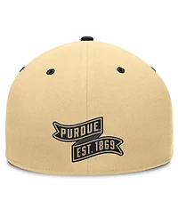Fanatics Men's Gold/Black Purdue Boilermakers Balance Fitted Hat