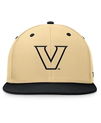 Fanatics Men's Gold/Black Vanderbilt Commodores Balance Fitted Hat